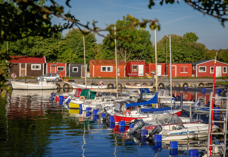 Smygehamns hamn är belägen på Sveriges sydligaste udde.