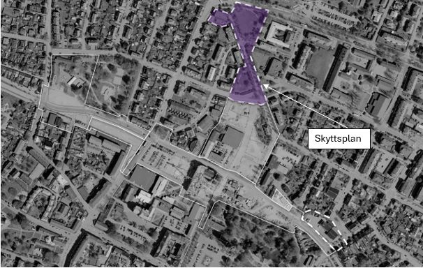 planområde, ny detaljplan, skyttsplan