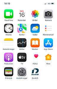 App Stpre-ikon på telefonskärm